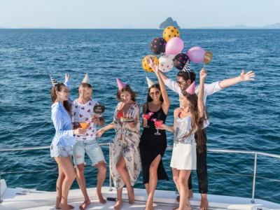 Birthday Celebrations on Yacht in Goa