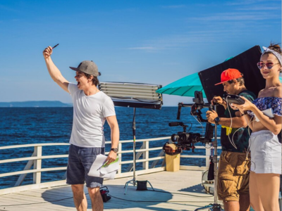 Film Shooting on Yacht in Goa