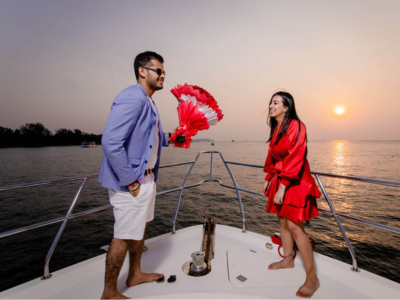 Pre-wedding Shoot on Yacht in Goa