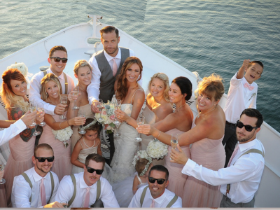 Wedding Party on Yacht in Goa